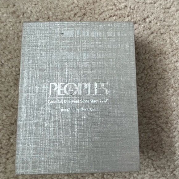 Brand new peoples diamond earrings (hoops) - Picture 3 of 4